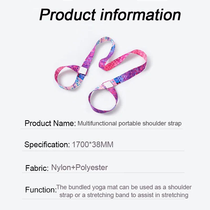 Yoga Mat Strap | Elastic Stretching Band for Pilates and Ballet lifestyle view