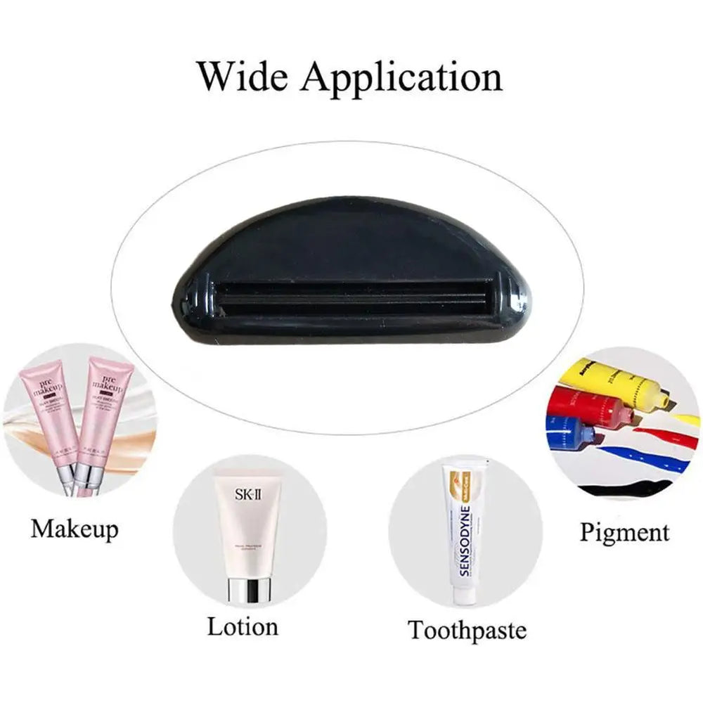 1pcs Multifunction Manual Toothpaste Dispenser Cream Tube Squeezer Bathroom Squeeze Pa close-up view