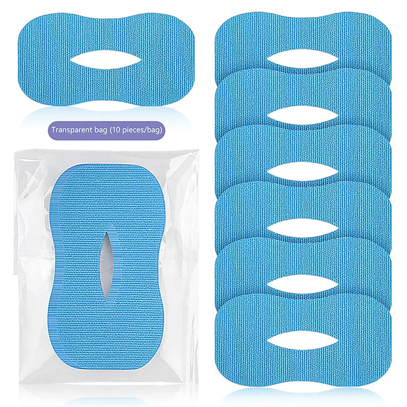 10/30 Pack Anti-Snoring Mouth Stickers | Night Sleep Aid for Nasal Breathing lifestyle view