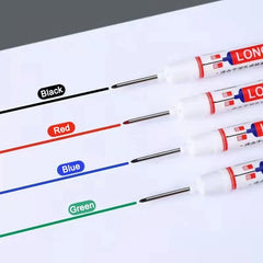 20mm Long Nib Markers for Deep Hole Marking | BSIDE Multi-Purpose Pen Set close-up view