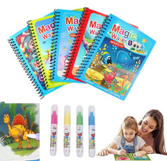 1pc Children's Drawing Coloring Books Sensory Early Education Puzzle Drawing Toys Ocean Dinosaur Ani