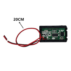 0.56'' LCD Digital Voltmeter 12V-72V Battery Capacity Indicator close-up view