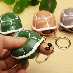 Tortoise Squeeze Toys ADHD Stress Relief Key Chain Fidget Toys Funny Stress Ball For Kids Adult Cart