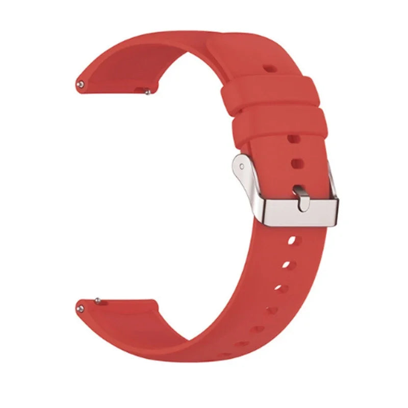 Hot Sell 20MM 22MM Silicone Watch Strap 20/22mm Universal Watchband Wristwatch Band for P22 Smartwatch &Other Watches Bracelet