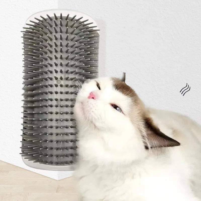 Massage Pet Cat Brush Corner Scrape Hair Removal Beauty Clean Corner Brush Removable Scratcher Comb