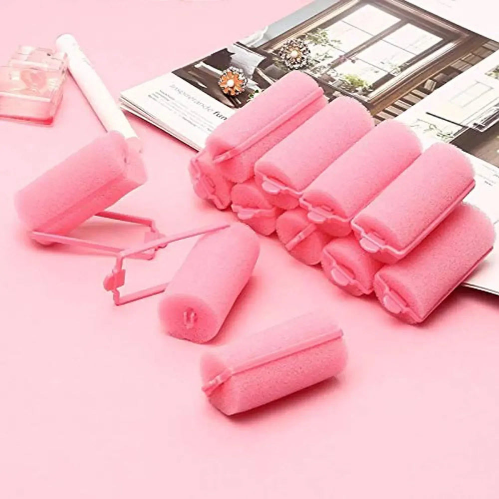 Soft Sponge Foam Hair Rollers | DIY Curling Kit for Natural Bouncy Curls lifestyle view