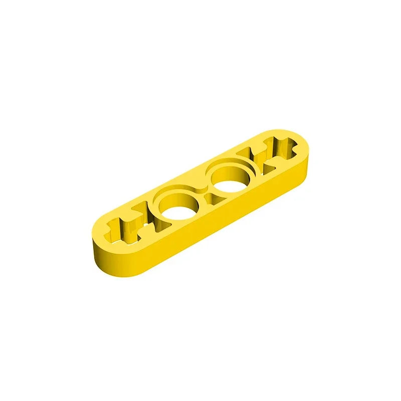 Gobricks GDS-690 Technical Liftarm Thin 1 x 4 with Axle Holes | Compatible Building B lifestyle view