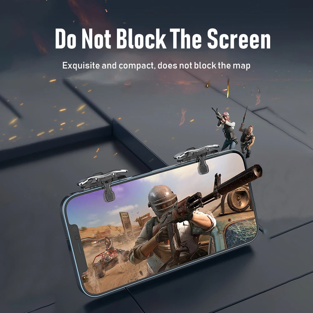 X8 Mobile Game Trigger | 6 Finger Sensitive Shoot Triggers for PUBG & Mobile Gaming alternate view