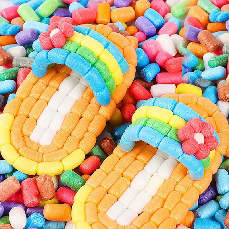 500pcs Corn Starch Plasticine Building Blocks | Kids Modeling Clay Set