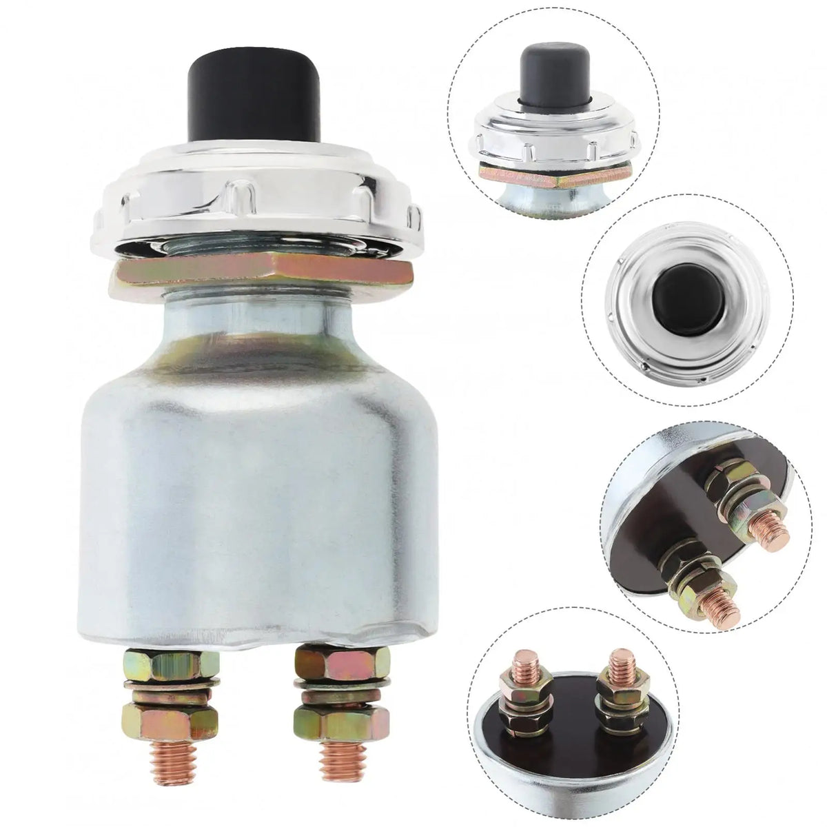 12V JK260 Truck Engine Start Push Button Switch, Wear-Resistant Ignition Starter