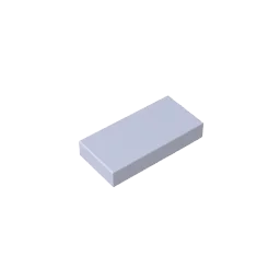 Gobricks GDS-566 Tile 1 x 2 with Groove | Compatible Building Block lifestyle view