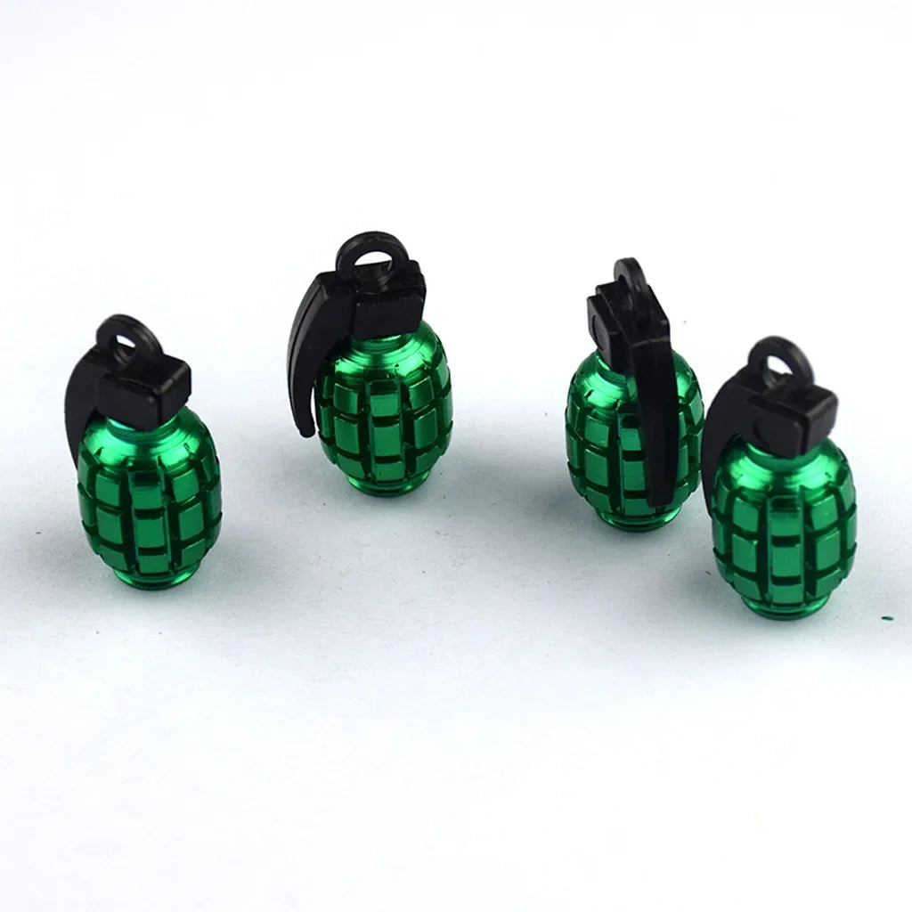 Aluminum Alloy Valve Stem Caps 4 Pack