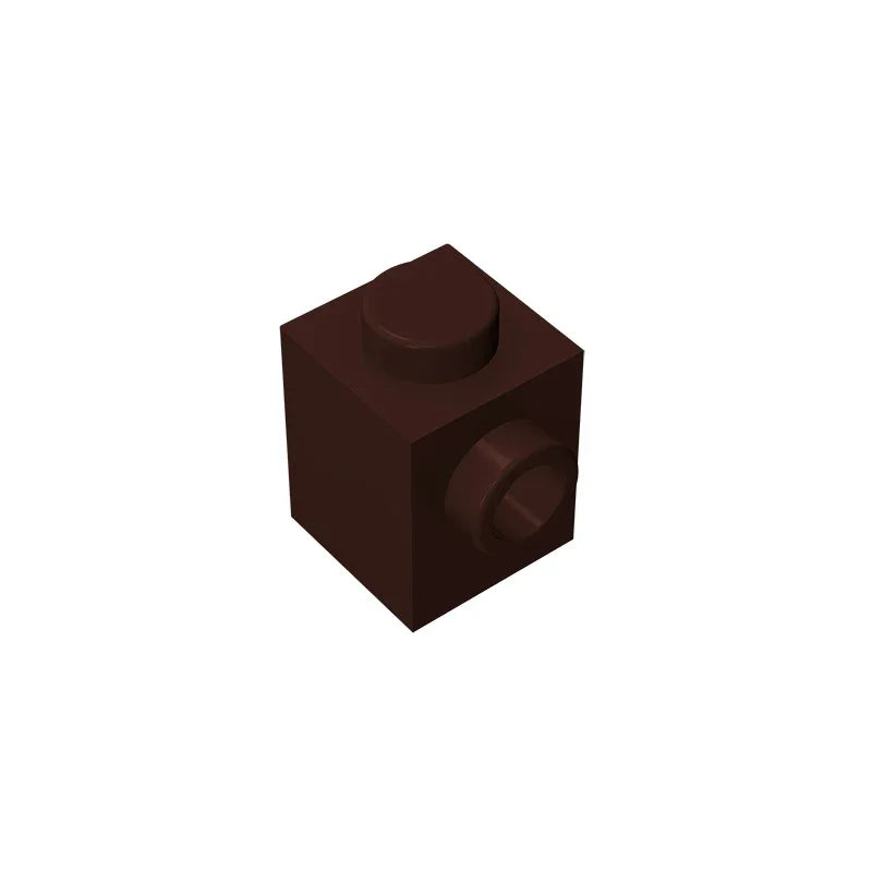 Gobricks GDS-635 BRICK 1X1 W. 1 KNOB | Single Side Bump Building Block Compatible wit lifestyle view