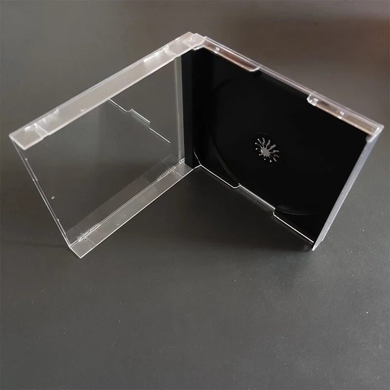 Clear PS1 Game Disc Storage Case | Transparent Single Disc Holder Bracket Box additional angle