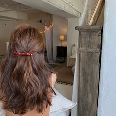 Korean Hairpin Headdress Clip Side Girl's Word Clip Female Online Influencer Bow Back Head Bangs Top Clip Headdress Hair Pins