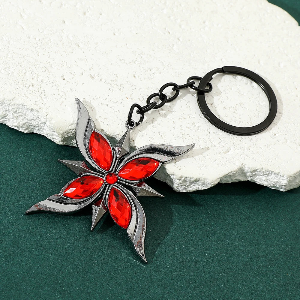 Arlecchino Gem Necklace | Cosplay Jewelry Gift for Fans lifestyle view