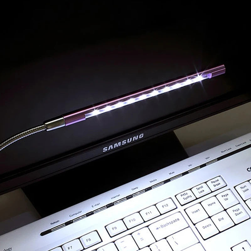 5V LED Book Light Flexible Reading Lamp | Portable USB Desk Light for Bedroom Decor additional angle