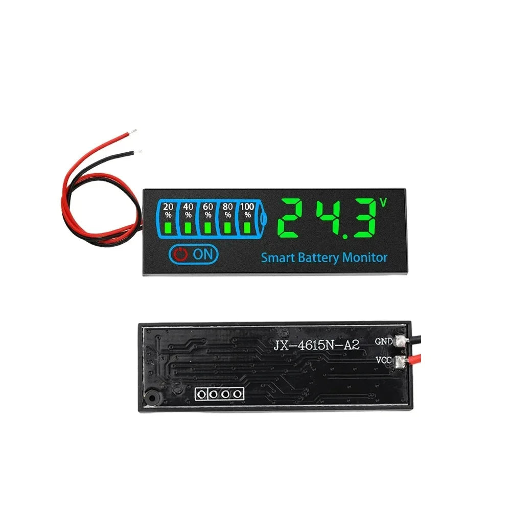 LED Voltage and Battery Capacity Display Board | DC 7-55V Universal Smart Battery Charge detail view