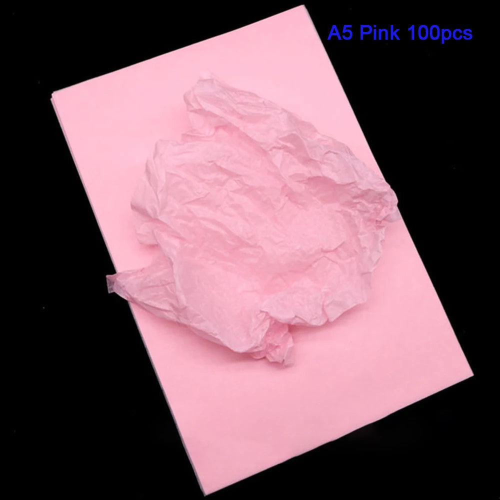 100 Sheets Multicolor Tissue Paper for Gift Wrapping | Bulk A4/A5 Translucent Craft P alternate view