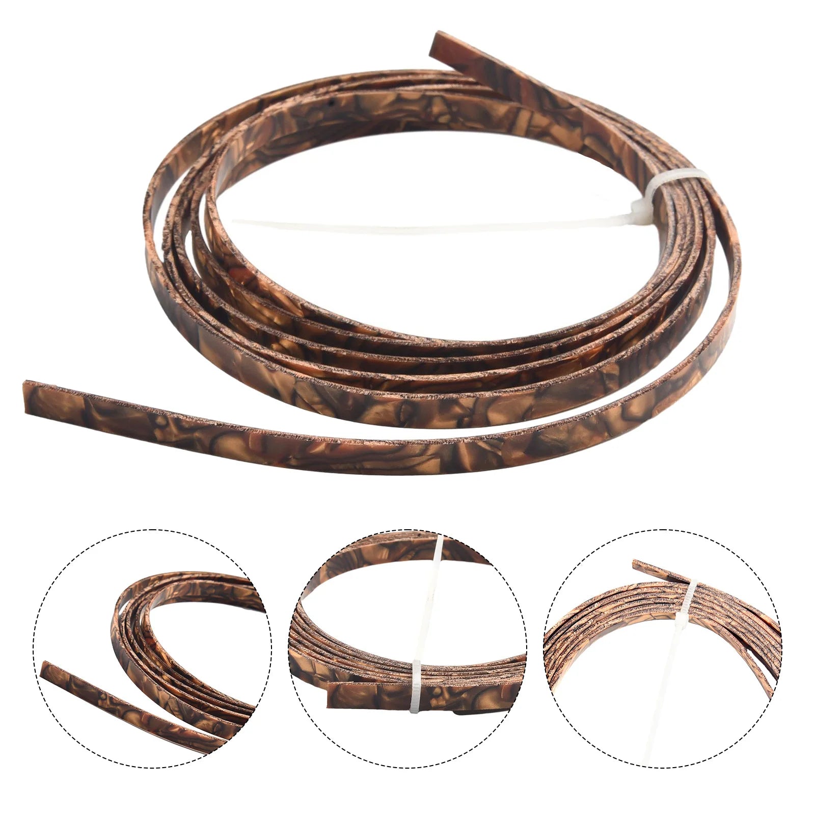 Guitar Binding Purfling Strips ABS Guitar Parts Accessories For Luthier Supplies Guit alternate view
