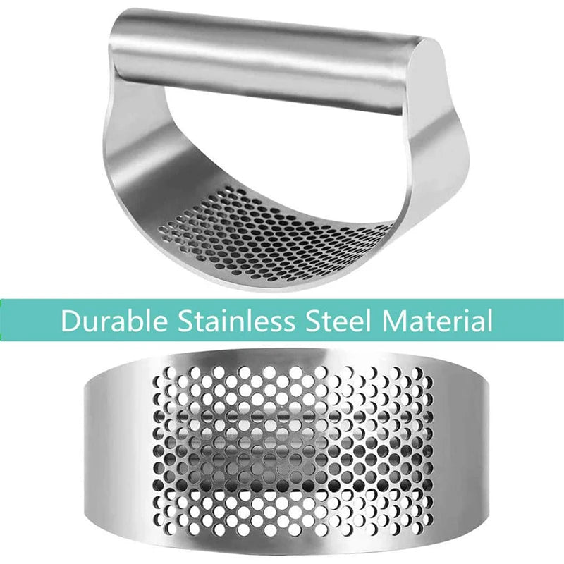 Stainless Steel Garlic Press Squeezer Manual Garlic lifestyle view