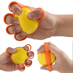 Hand Therapy Ball | Finger Exercise Grip Strength Trainer for Rehabilitation, Arthritis, detail view
