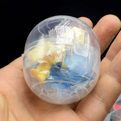 6pcs Gacha Mixed Doll Toy Ball Transparent Capsule Surprise Egg Model Puppets Toys for g detail view