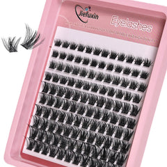 Cluster Lashes 120pcs 8-16mm Wispy D Curl Fluffy Eyelash Extensions | DIY Natural Loo alternate view