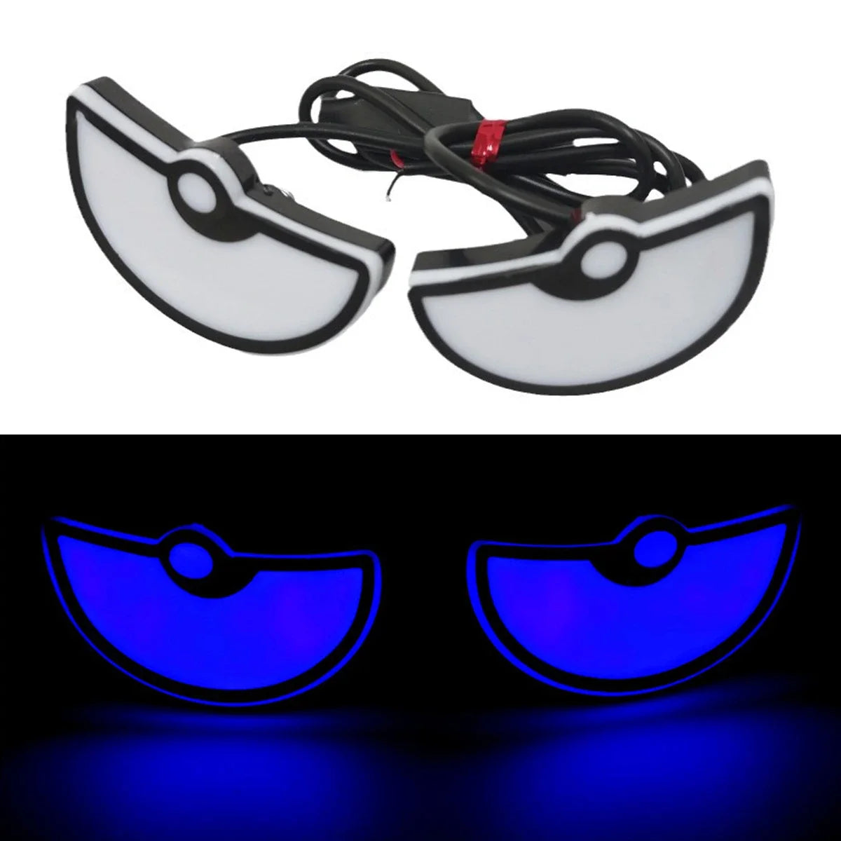 2PCS Car Motorcycle LED Devil Eyes Light | 12V Demon Eyes Decoration Lamp alternate view