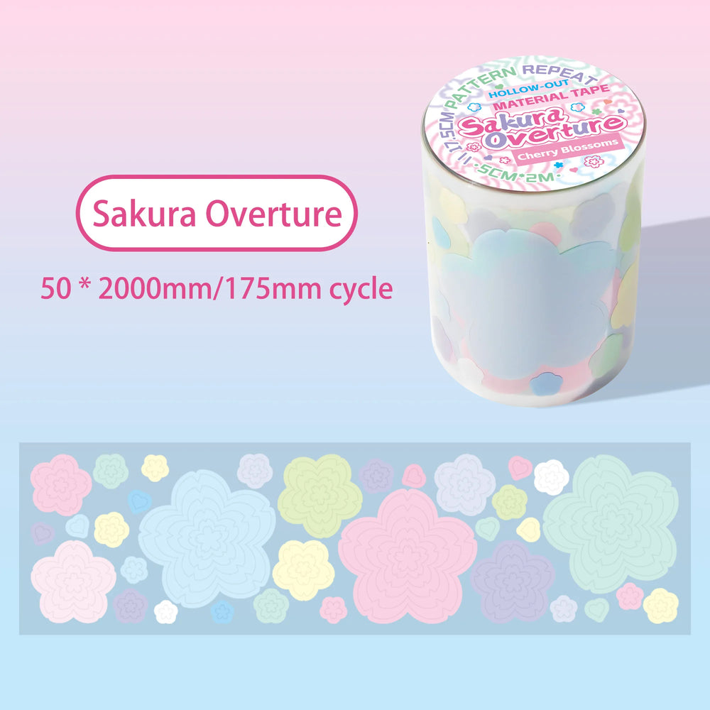 Colorful Star and Heart Die-Cut Stickers | Multi-Layer Hollow Decorative Journal Sticker detail view