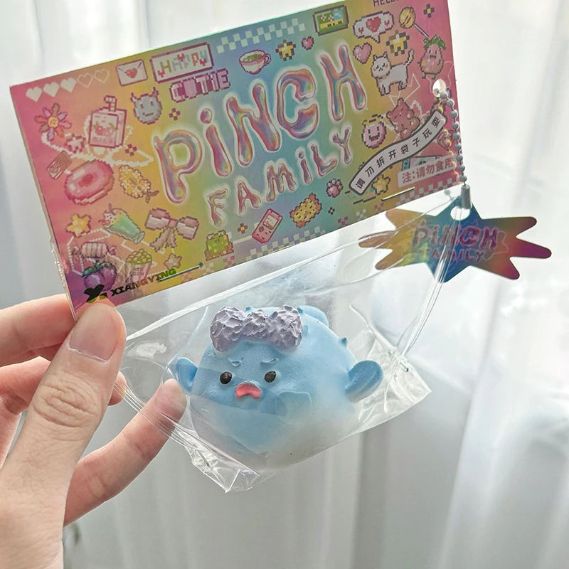 1Pcs Cute Angry Puffer Fun Plush Fish Toys Antistress Taba Squishу Kids Girls Toys additional angle
