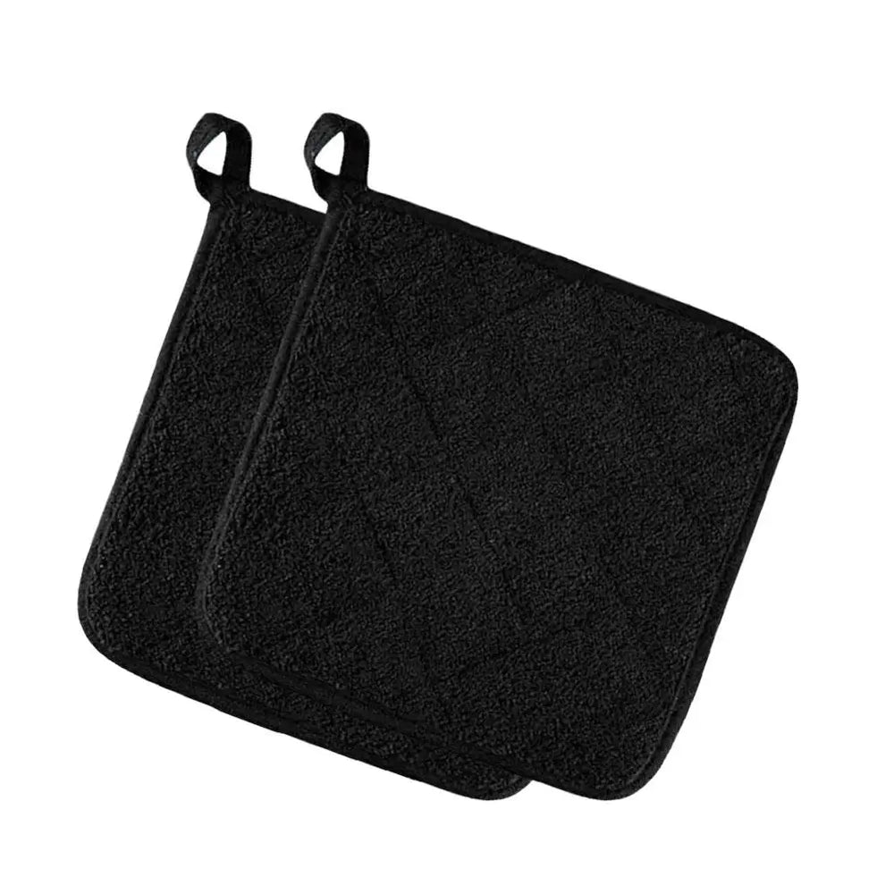 Thickened Cotton Square Placemat | Heat Resistant Table Mat for Dining Table additional angle