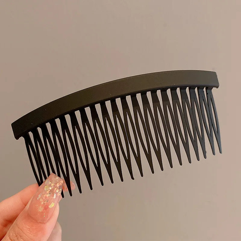 1Pcs Colorful Plastic Side Hair Twist Combs French Twist Comb Women Fine Hair Clips Hairs Styling Accessories Wholesale 7 Colors
