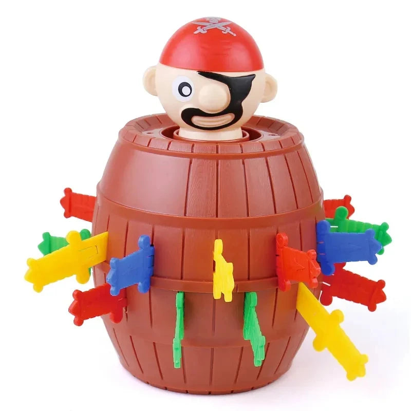 Fun Pirate Barrel Toy Sword Jump Pirate Game Board Children Halloween Toy Parent-child Interactive T
