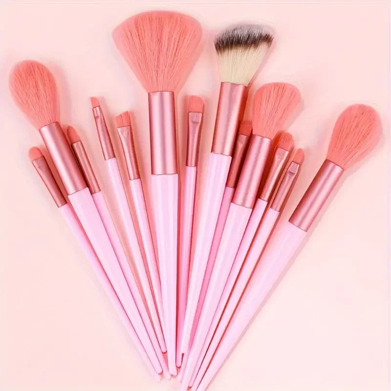 13-Piece Makeup Brush Set | Soft Fluffy Foundation Blush Highlighter Brush Kit alternate view