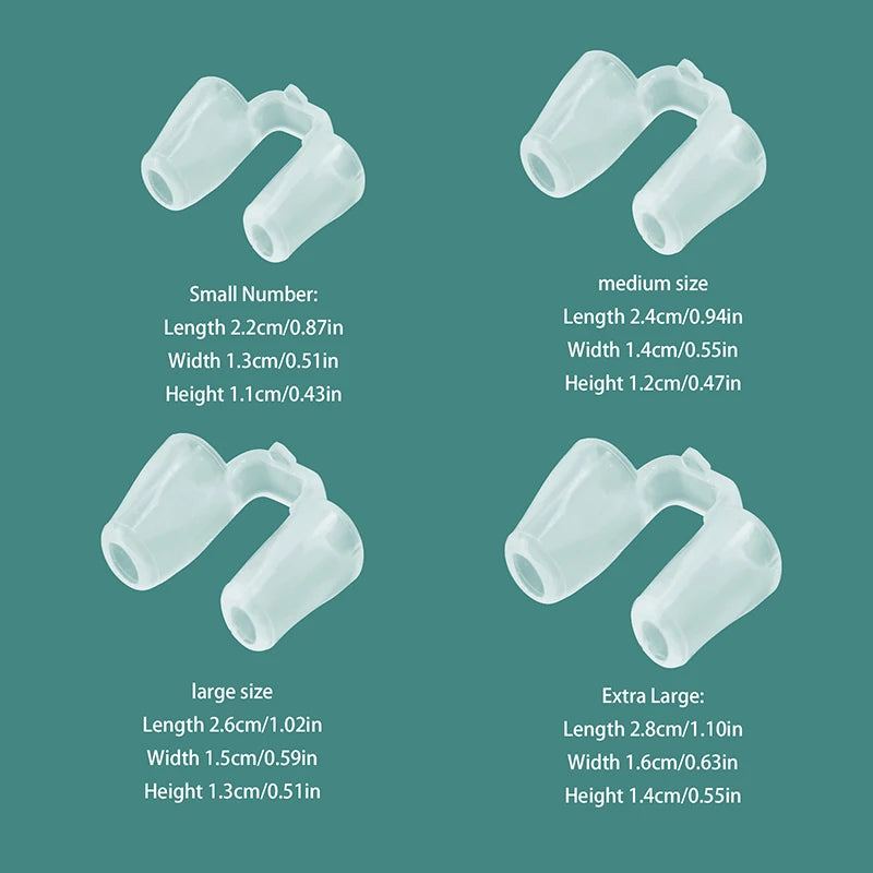 Nasal Support Clip for Rhinoplasty Recovery | Silicone Nose Shaper for Snoring additional angle
