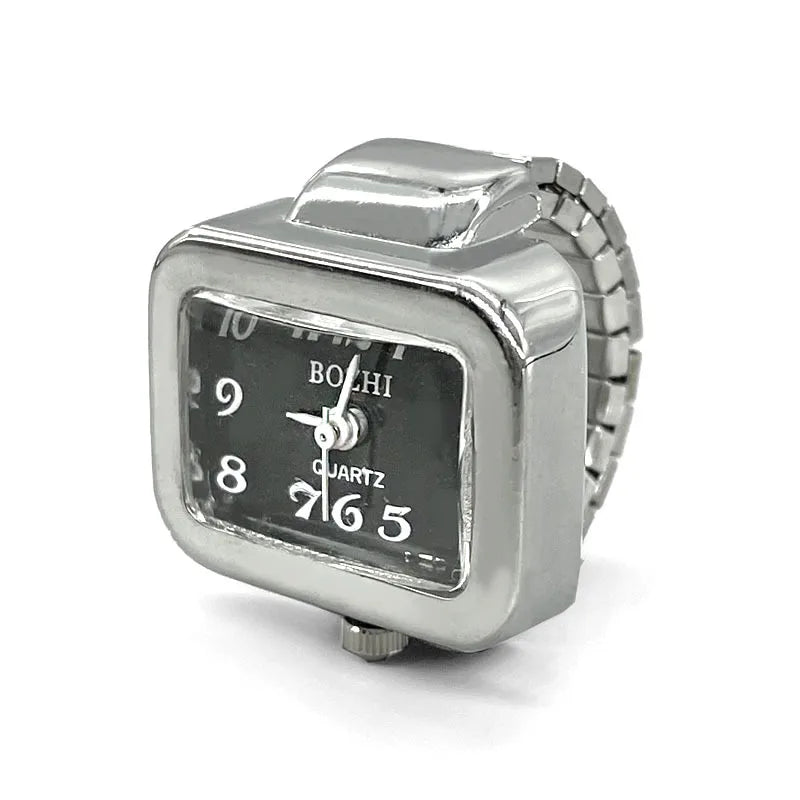 Retro Roman Vintage Punk Finger Watch Ring