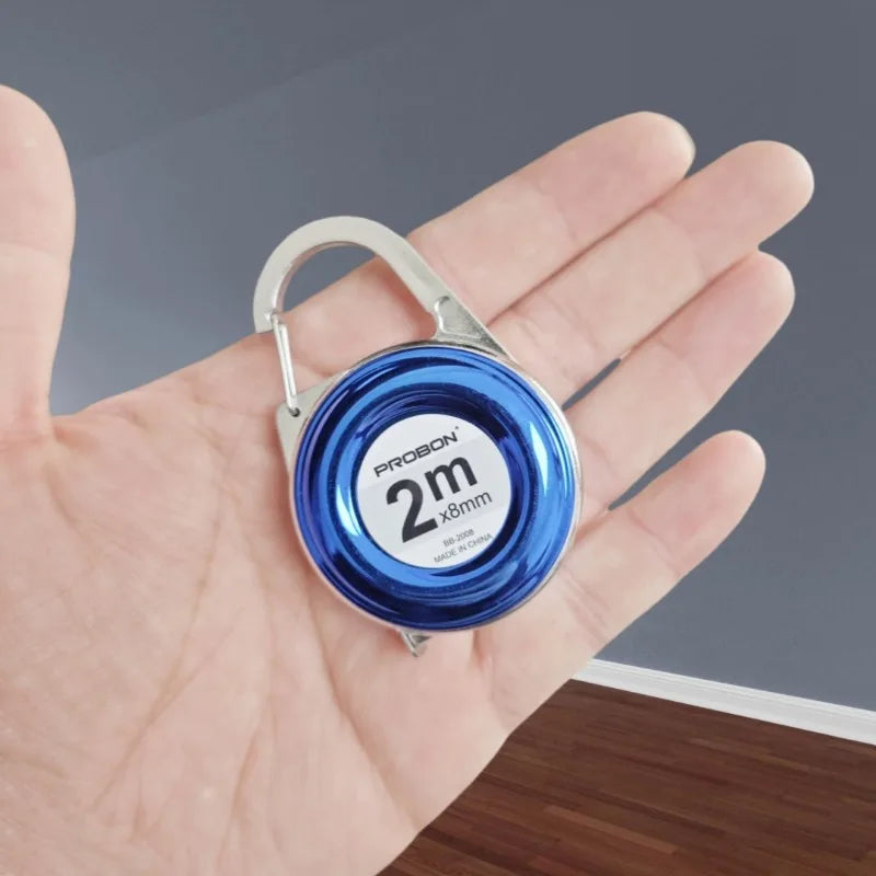 2M Keychain Tape Measure Portable Mini Measuring Ruler Essential forMeasuring Tools P lifestyle view