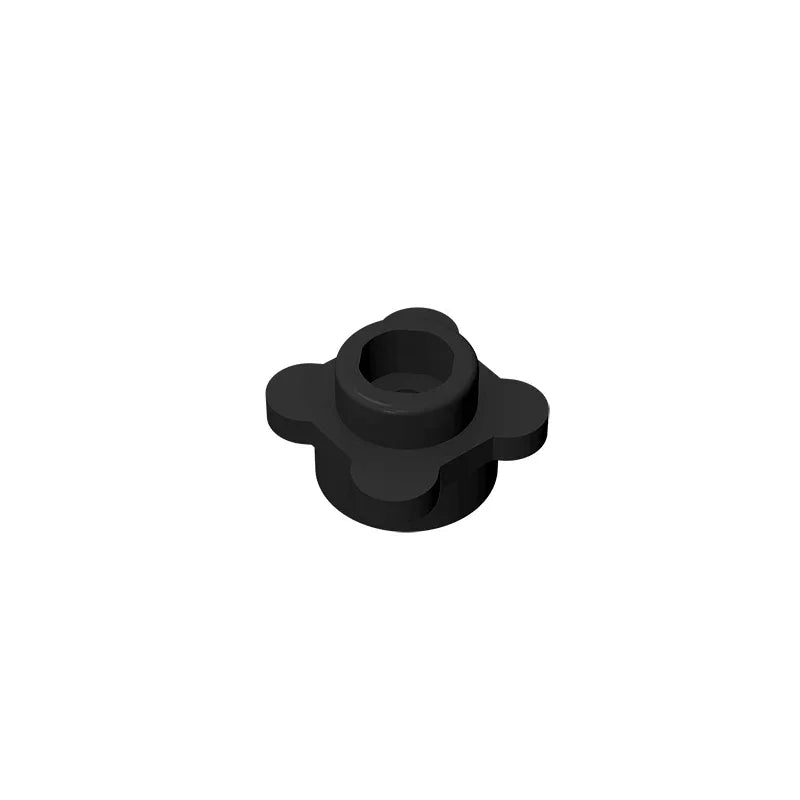 Gobricks GDS-839 Plate Round 1x1 with Flower Edge | Compatible with Lego 33291 28573 lifestyle view