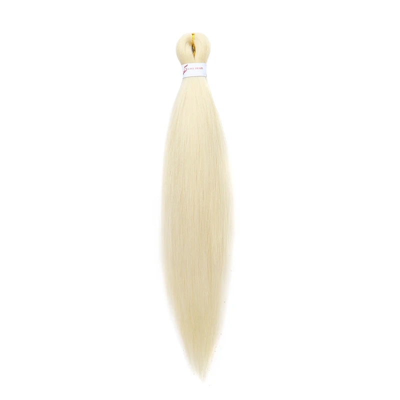 20Inch Synthetic Pre Stretched Braiding Ombre Hair Extension for Black Women Yaki S additional angle