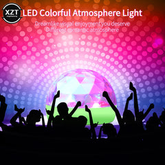 Mini USB LED Car Atmosphere Light | RGB Music Sound Control DJ Disco Lamp detail view