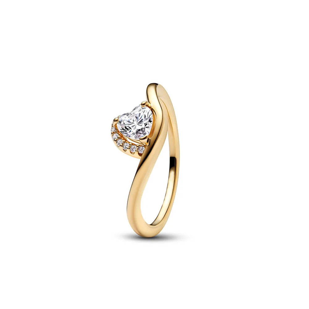 Hot Selling 925 Silver,Heart-shaped,Floral,Butterfly Ring,Size 6 7 8 9,Suitable for E lifestyle view