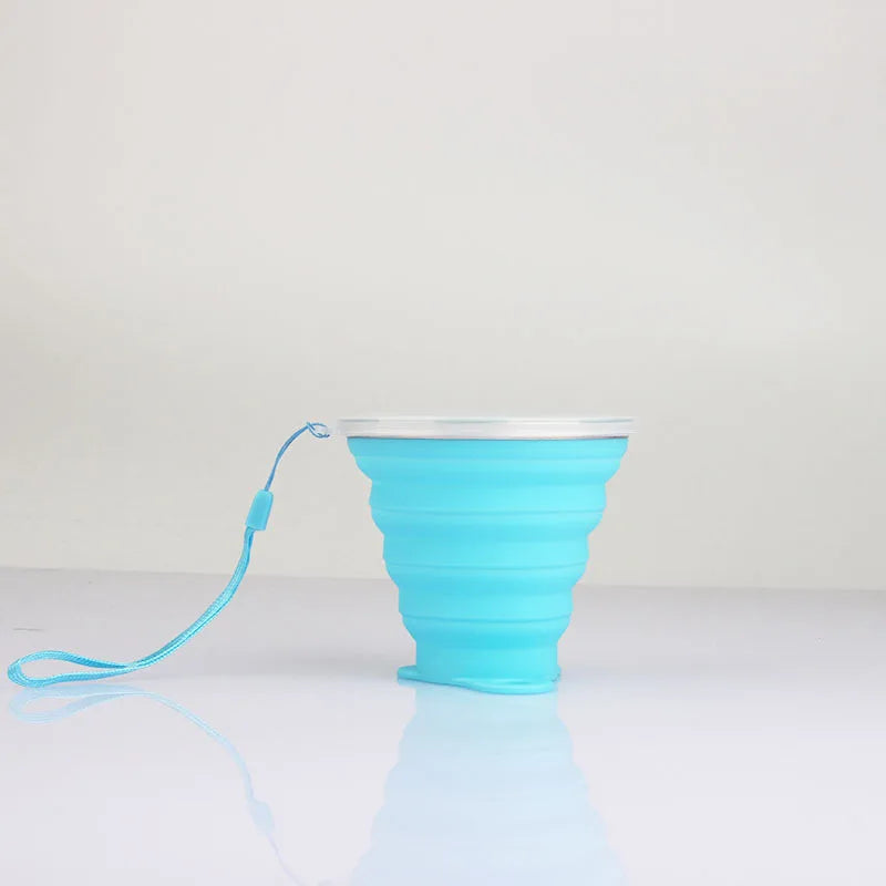 Silicone Foldable Cup Collapsible Telescopic Cute Water Bottle Outdoor Travel Childre alternate view