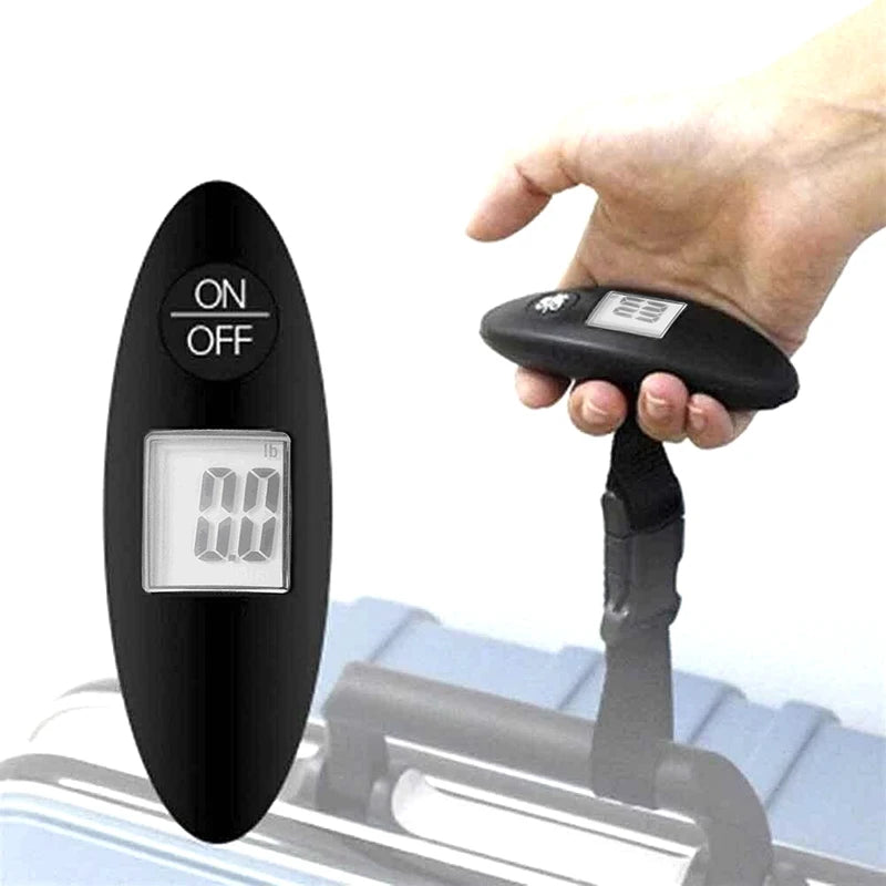 Portable Digital Hanging Luggage Scale | 40kg Capacity Travel Scale close-up view