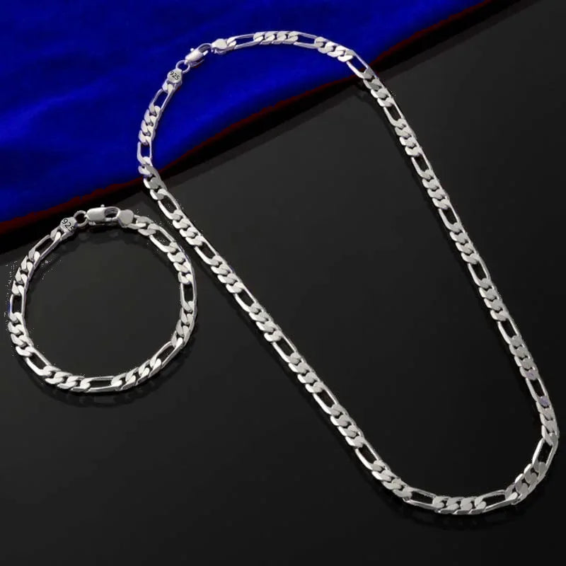 4mm 925 Sterling Silver Necklace Pressed flower Shining