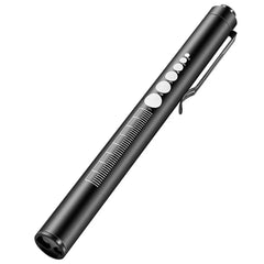 Mini Portable Penlight LED Flashlight | USB Rechargeable Medical and Outdoor Torch close-up view