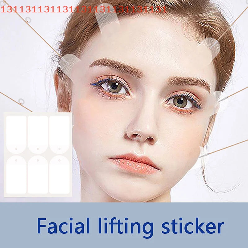 18 Pcs Invisible Face Lifting Stickers | V-Shape Instant Skin Tightening Tape