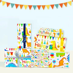 1 Roll 17 Inch X 32.8 Feet Birthday Wrapping Paper,Birthday Gift Wrapping Paper,Wrapping detail view