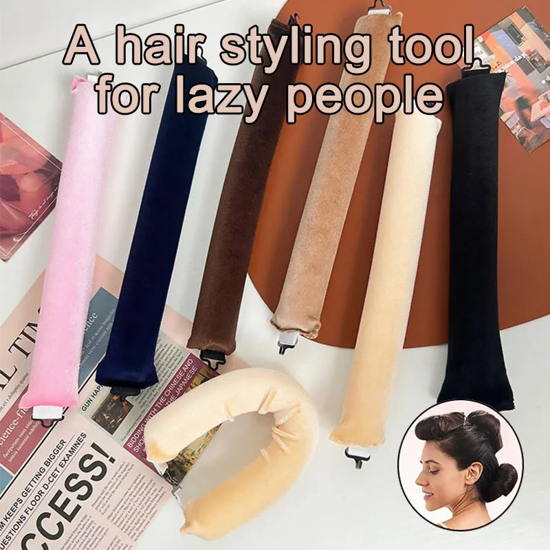 Heatless Hair Curlers Curling Rod Lazy Curls with Hook Headband No Heat Hair Rollers Sleeping Soft F