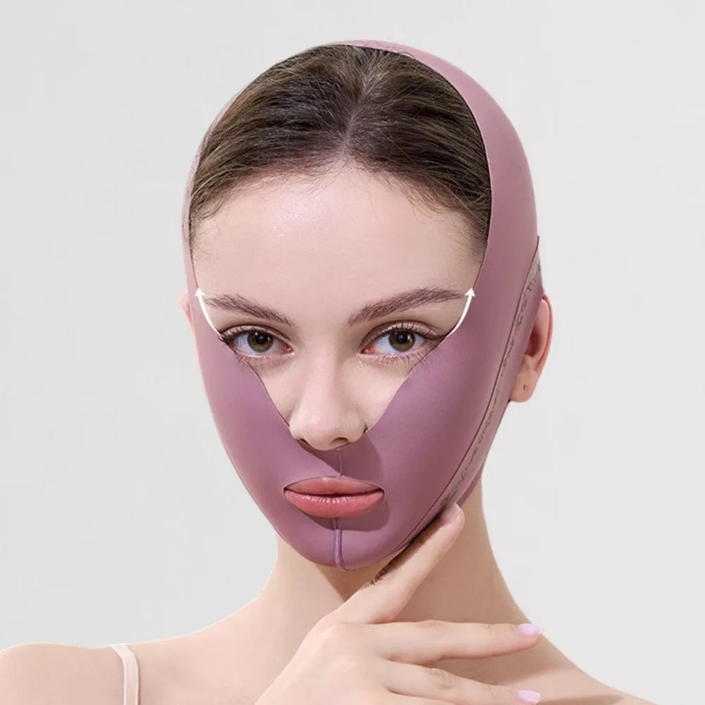 Upgraded Face Slimming Bandage | V Line Face Shaper and Chin Cheek Lifting Belt additional angle